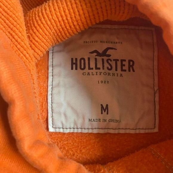 Y2K orange Hollister sweatshirt - Picture 4 of 8